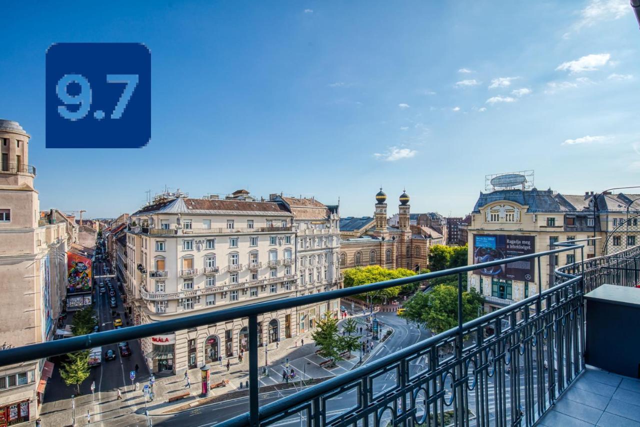 Panoramic Smart Penthouse Central View Of Grand Synagogue Apartment Budapesta Exterior foto